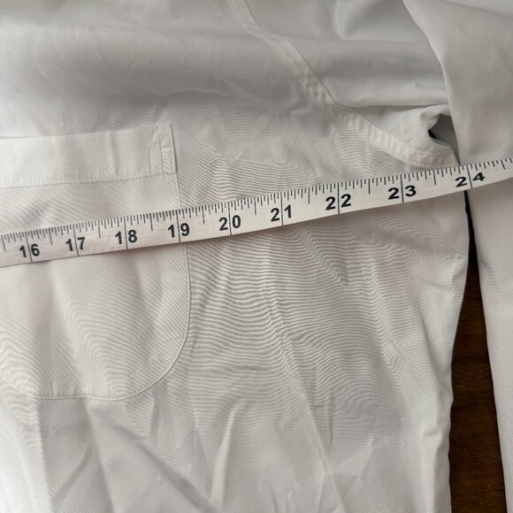 Sid Mashburn White Oxford 100% Cotton Long Sleeve Button Down Men's Shirt - Picture 5 of 11